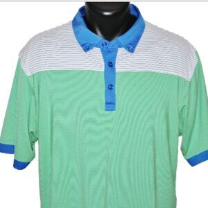 SHARP Callaway Opti-Dri Button Down Golf Polo Large